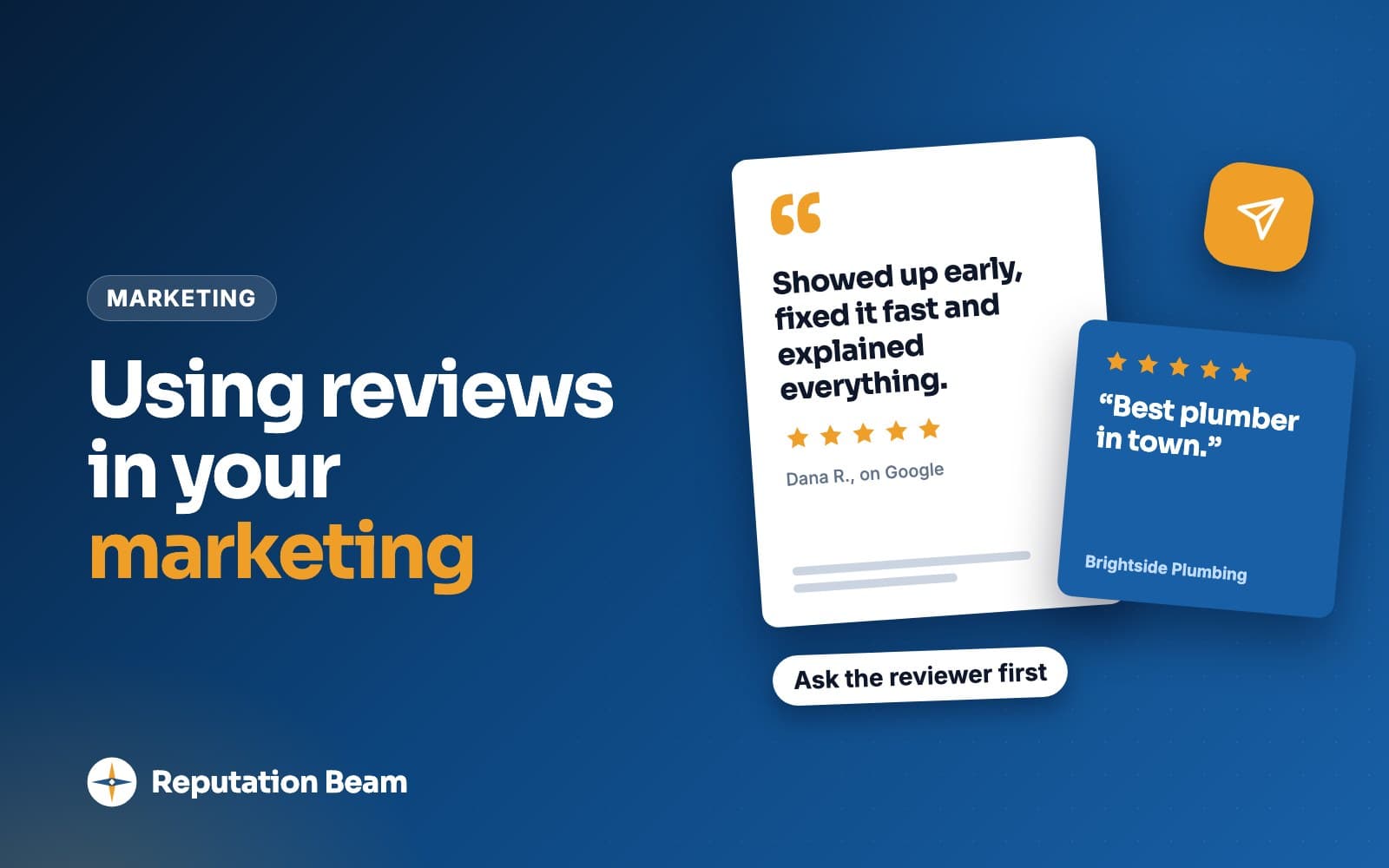 Cover: Using customer reviews in marketing: a local business guide